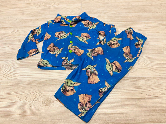 Star Wars Yoda Print Winter Pajamas