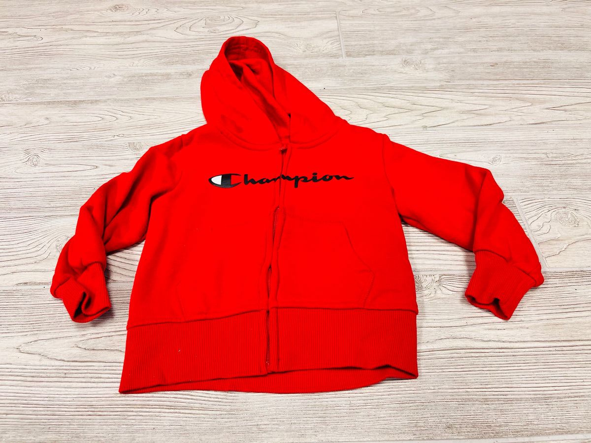 Champion Zip Up Hooded Sweatshirt