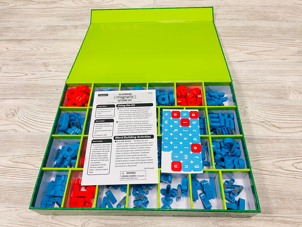 Lakeshore Classroom Magnetic Letters Kit