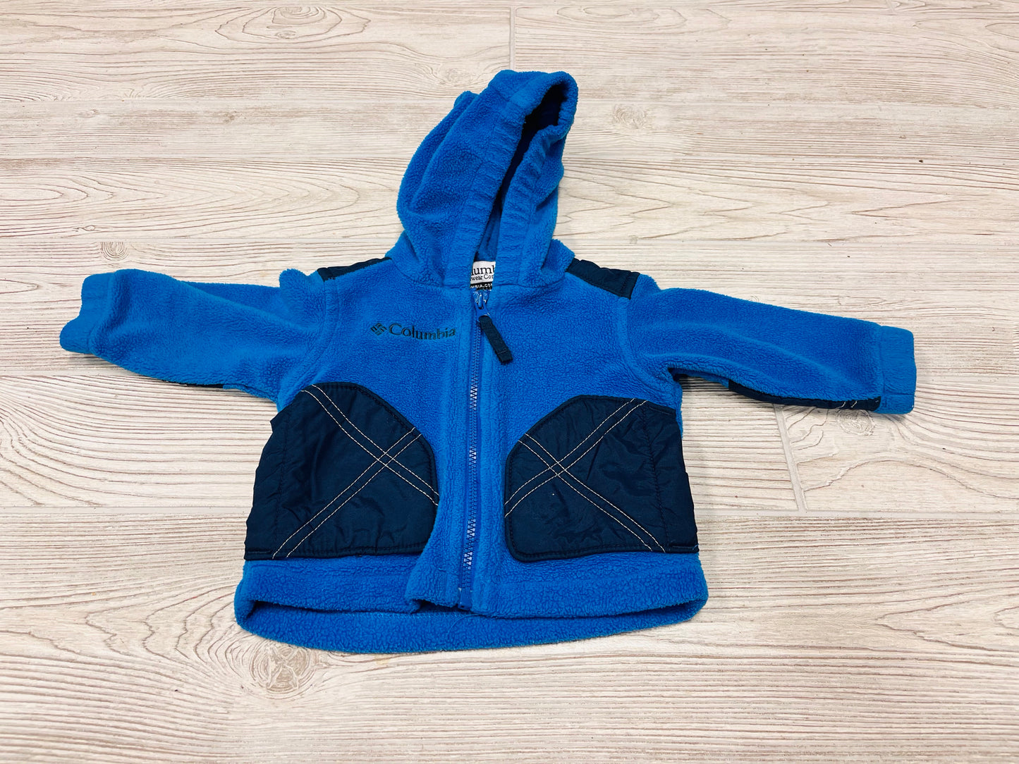 Columbia Hooded Zip Up Fleece Jacket