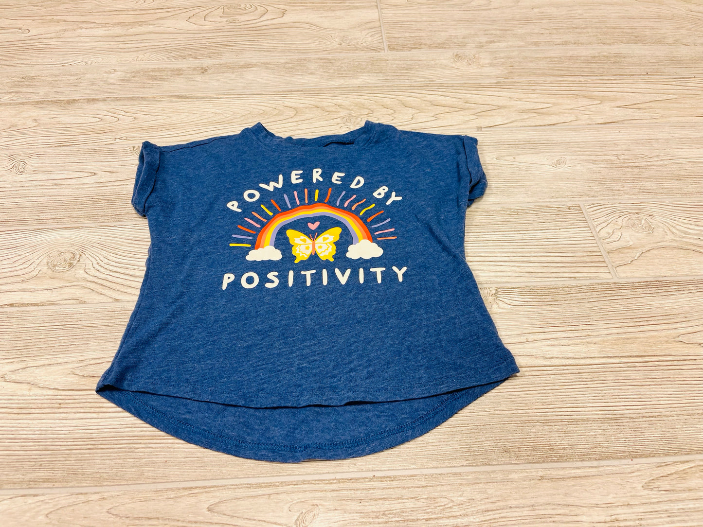 Old Navy “Powered By Positivity” Short Sleeve Shirt