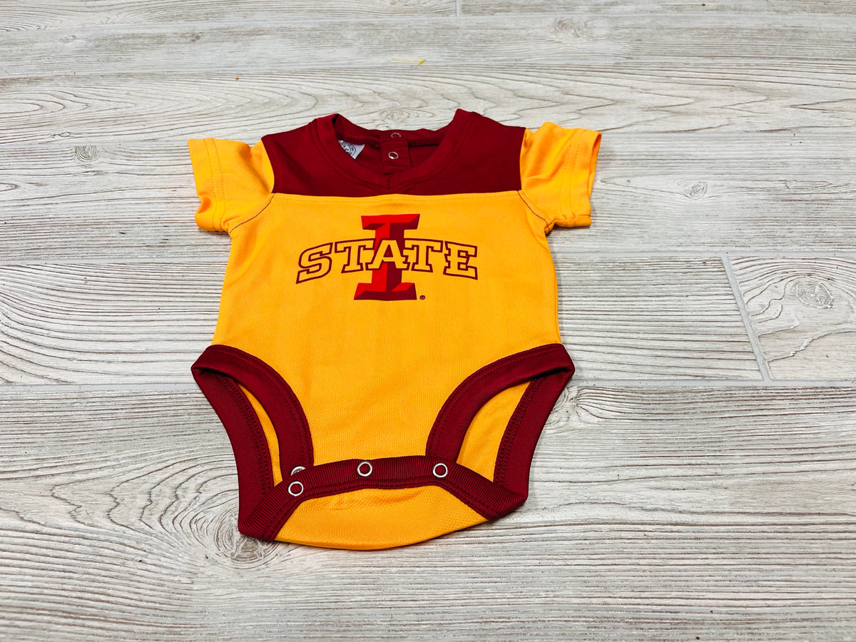 Rivalry Threads Iowa State Cyclones Athletic Short Sleeve Onesie