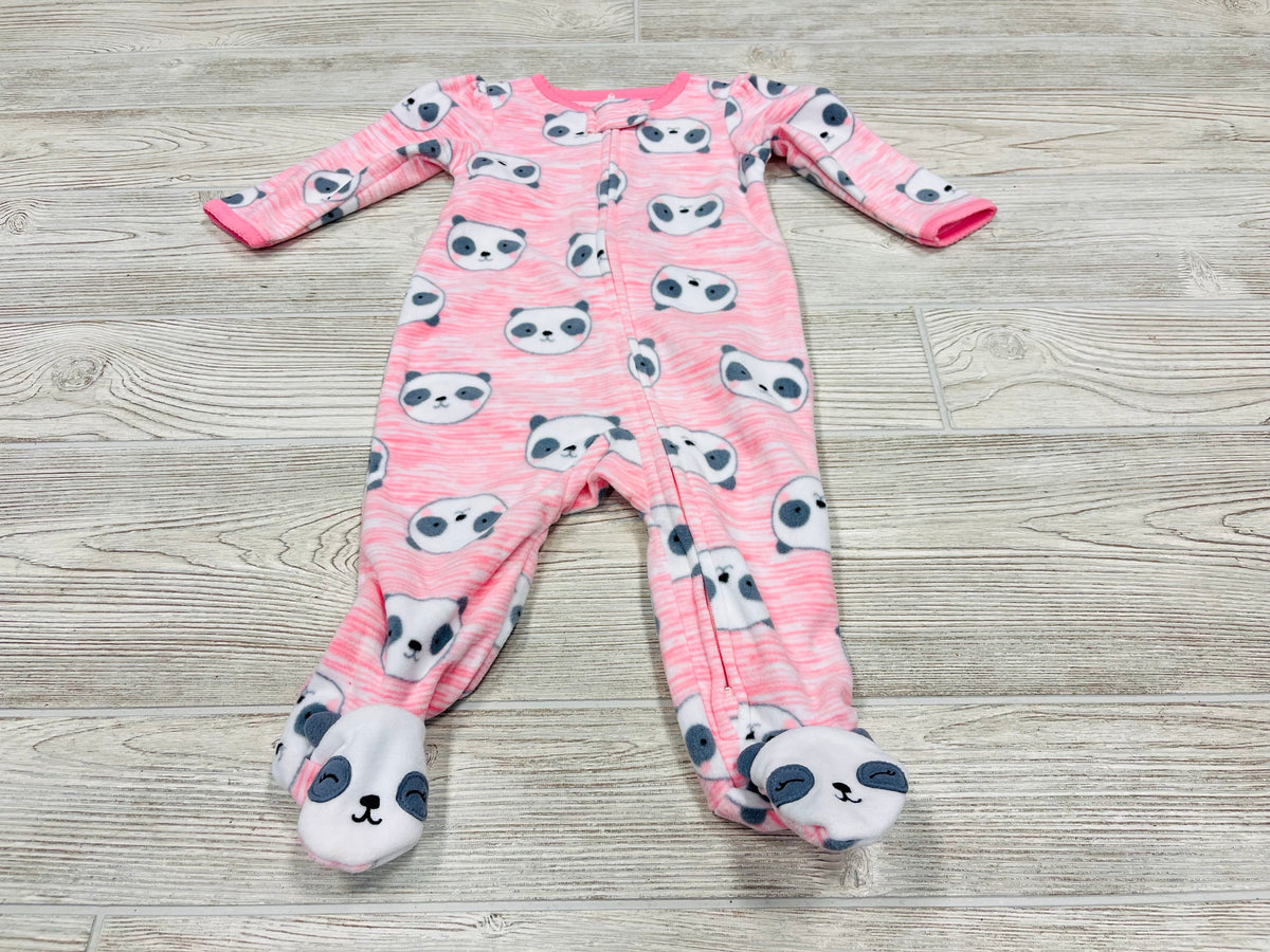 Simple Joys by Carter’s Panda Print Zip Up Fleece Pajama