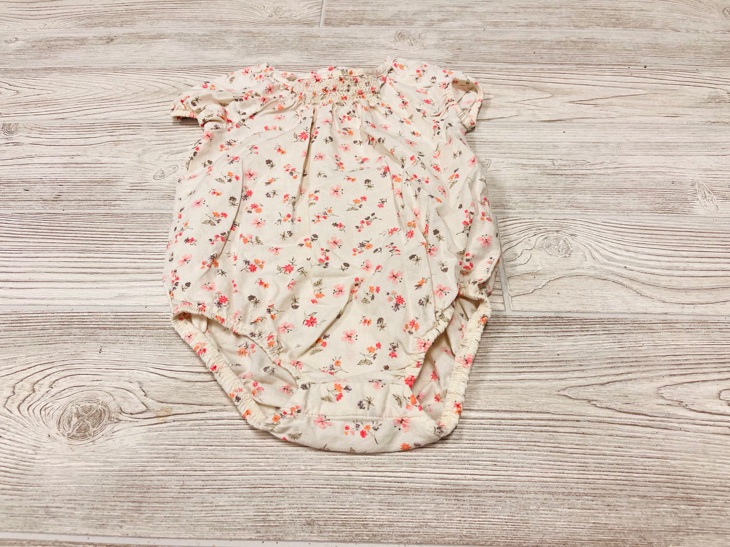 OshKosh Floral Short Sleeve Romper