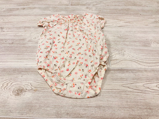 OshKosh Floral Short Sleeve Romper