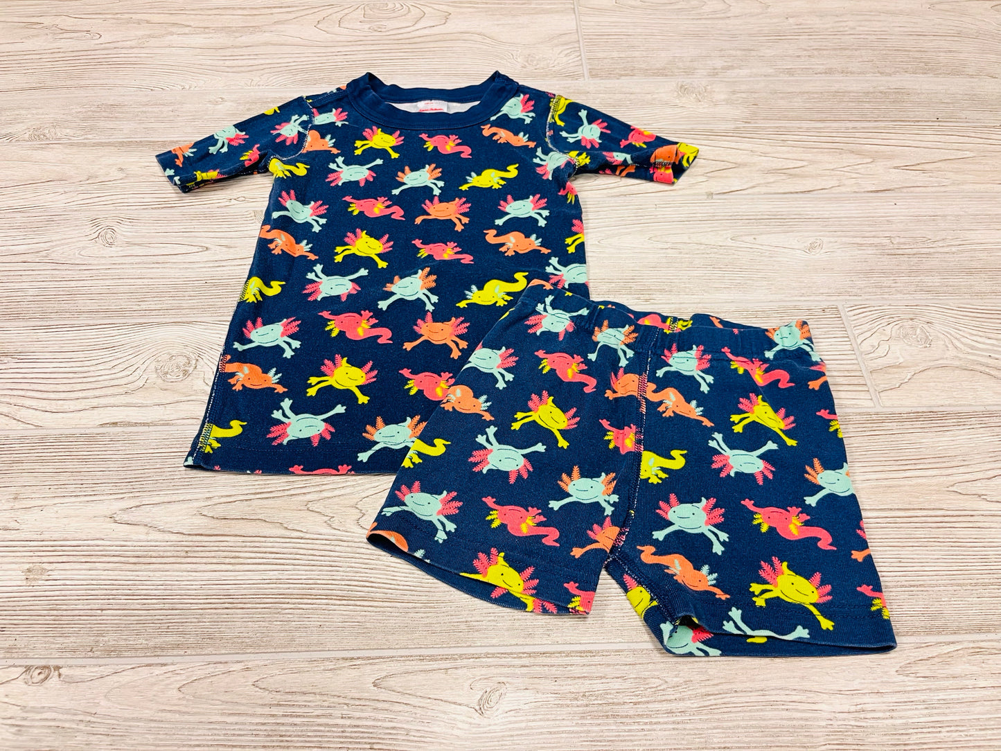 HannaAndersson Axolotl Print Pajamas