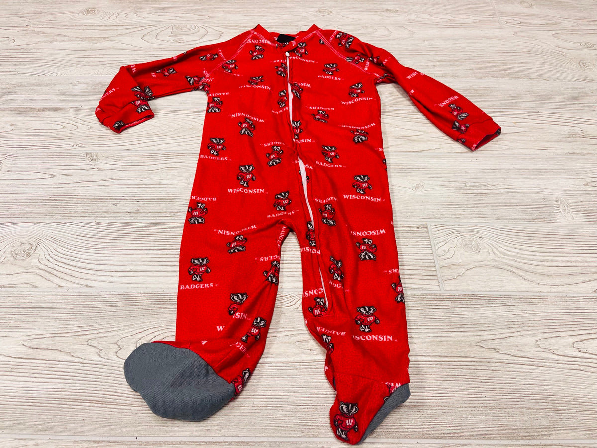 Gen2 Wisconsin Badgers Zip Up Pajama