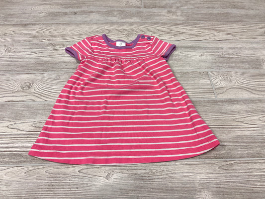 HannaAndersson Striped Short Sleeve Dress