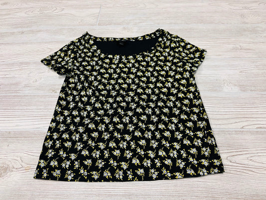 Art Class Floral Print Short Sleeve Shirt