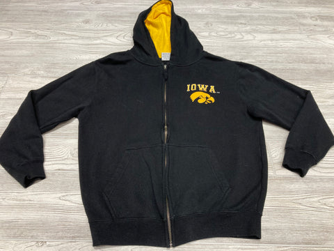 Colosseum Athletics Iowa Hawkeyes Hooded Zip Up Sweatshirt