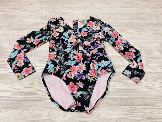 Art Class Floral Rashguard Swimsuit