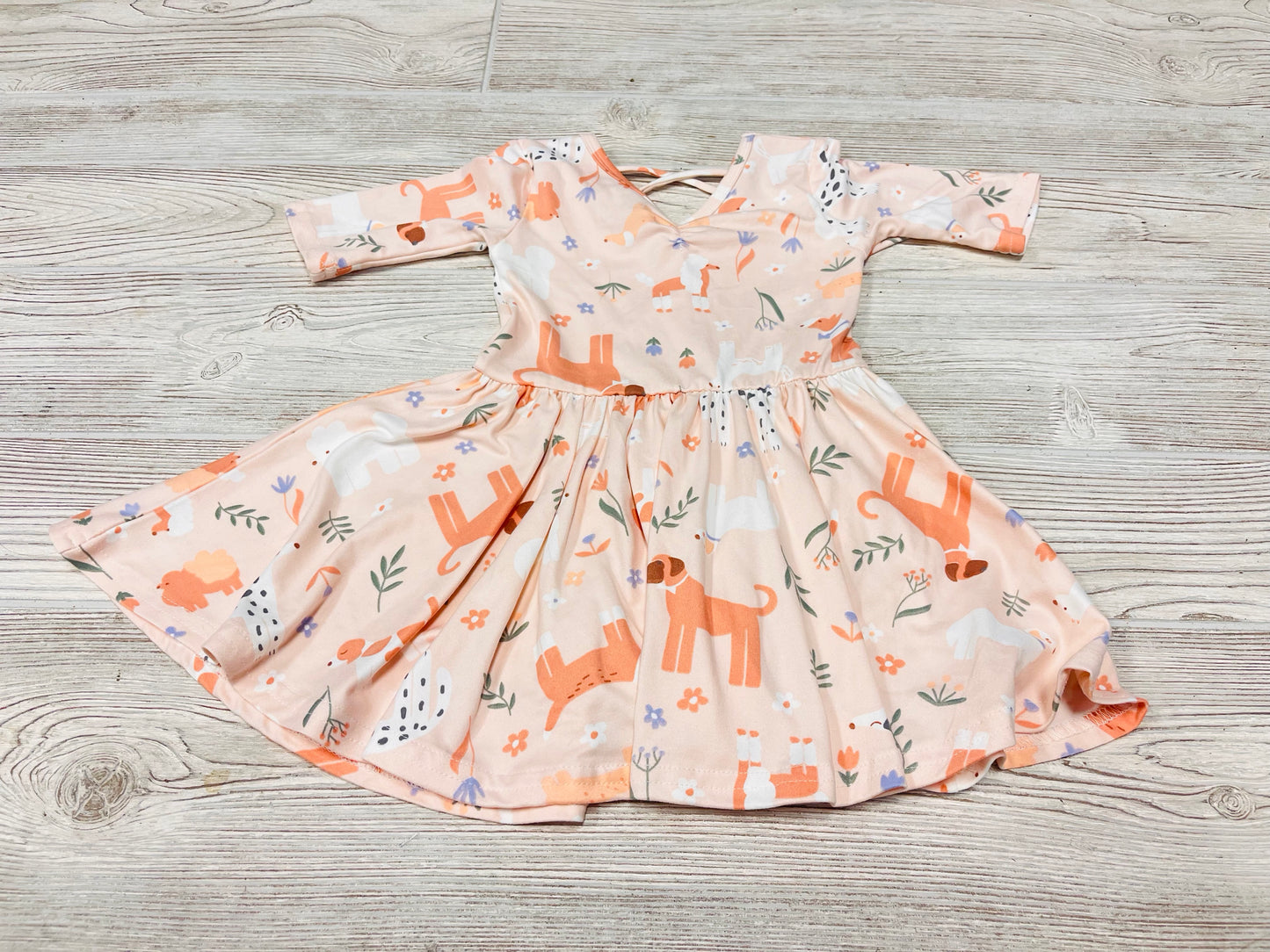 DotDot Smile Dog Print Dress
