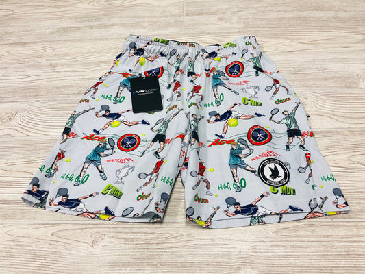 Flow Society Tennis Print Shorts