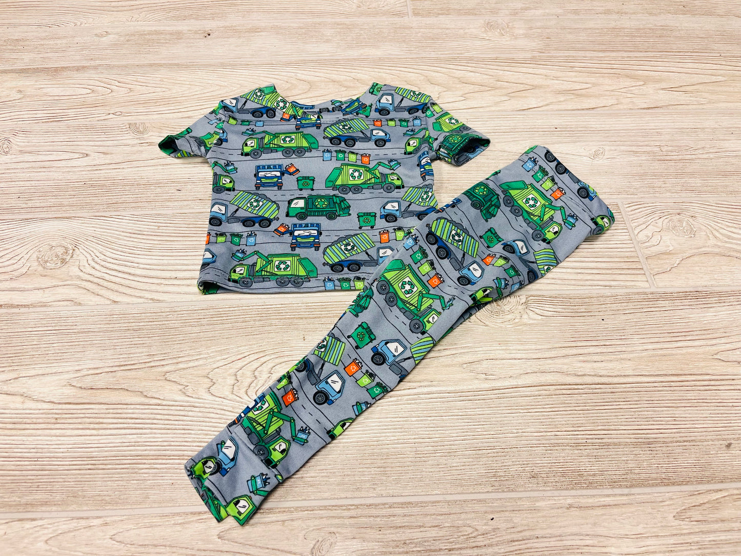 Mick Mack Ltd Recycling Truck Print Pajama