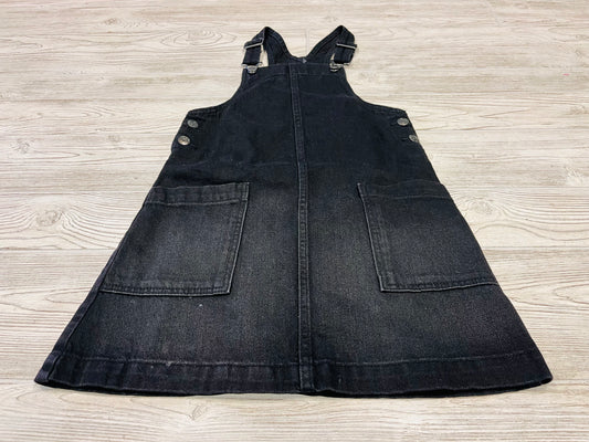 Cat & Jack Black Denim Overall Dress
