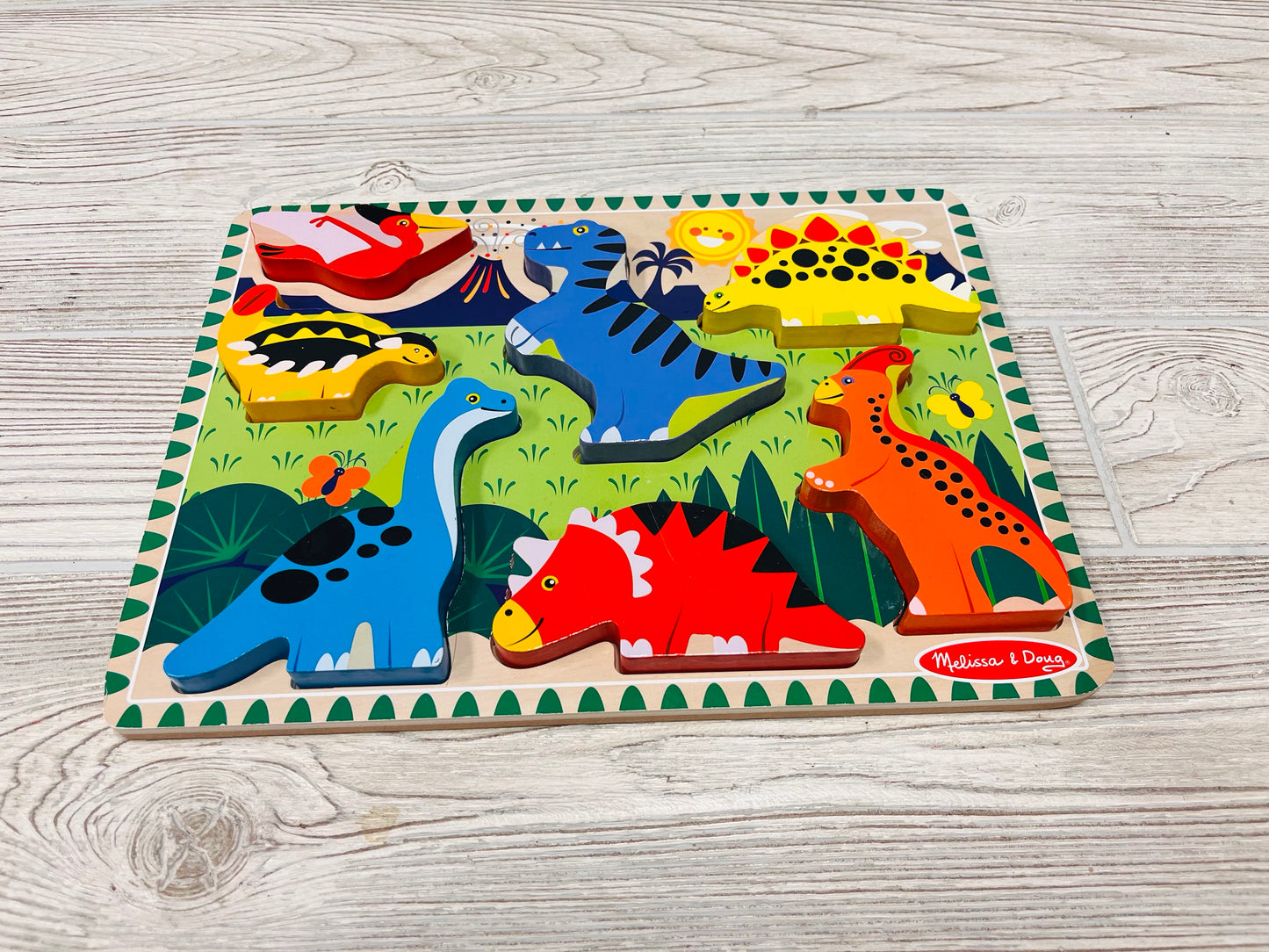Melissa & Doug Chunky Puzzle Dinosaurs