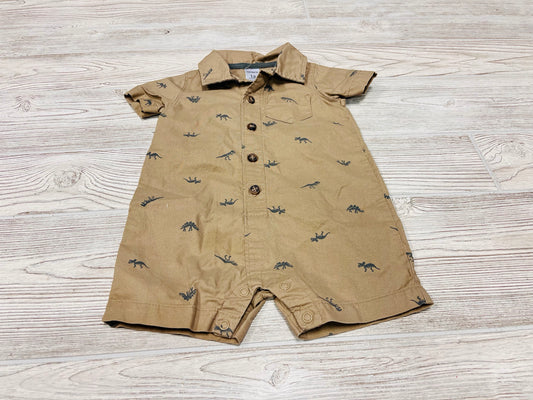 Carter’s Dinosaur Print Short Sleeve Romper