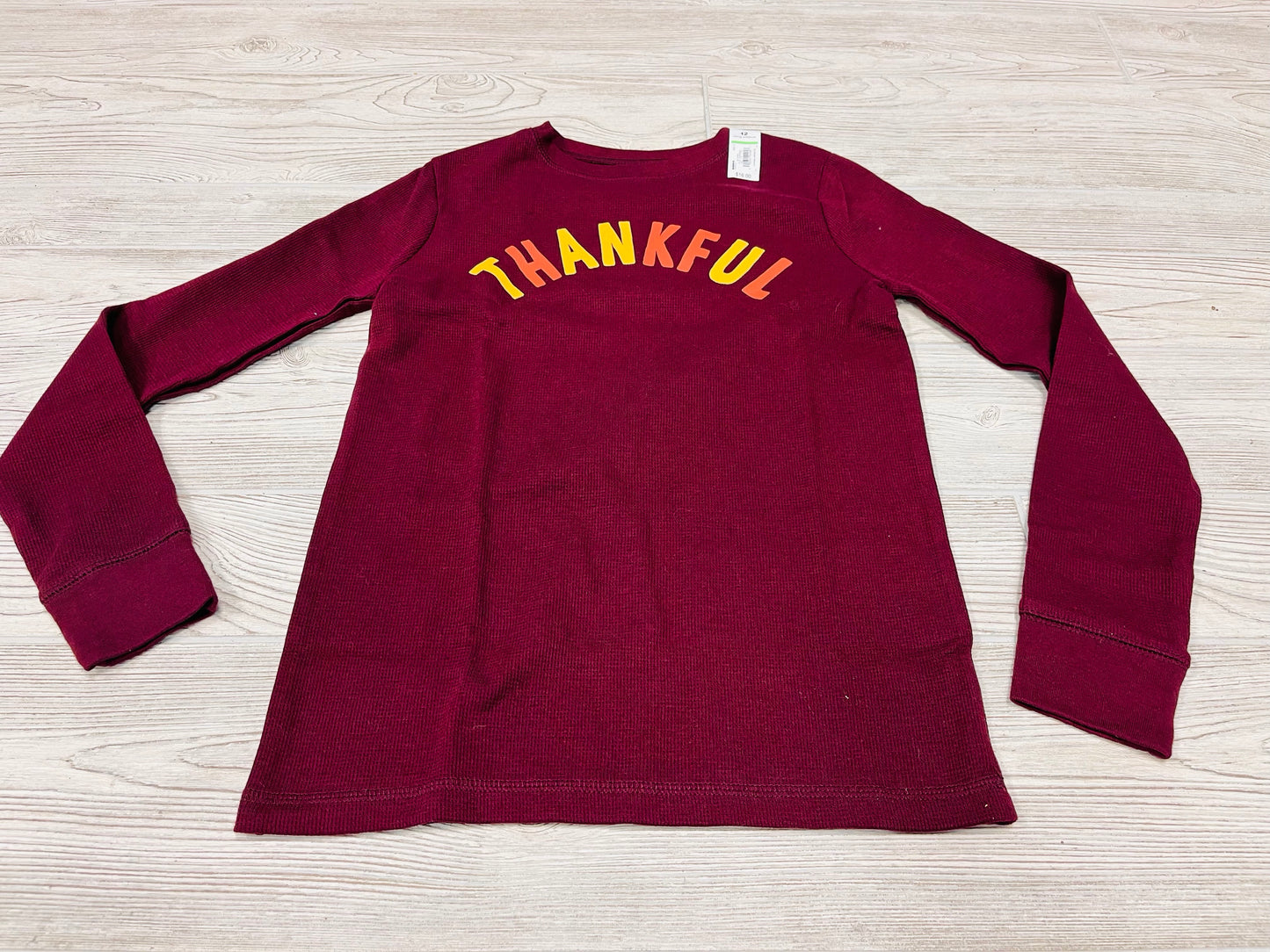 Jumping Beans “Thankful” Boys Long Sleeve Shirt