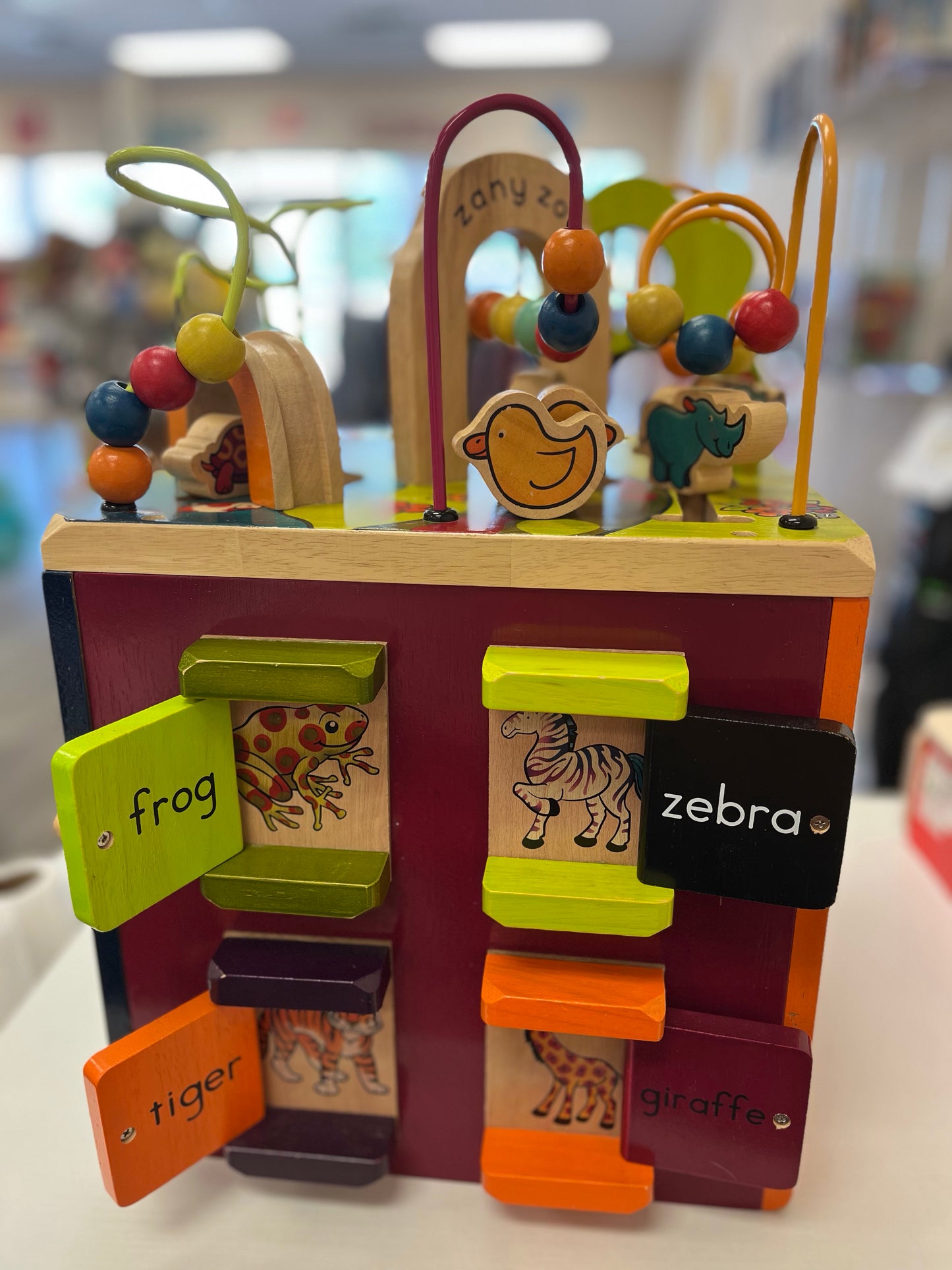 B. Toys Wooden Activity Cube