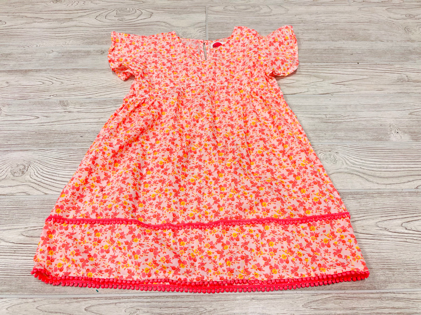 Mini Boden Floral Short Sleeve Dress