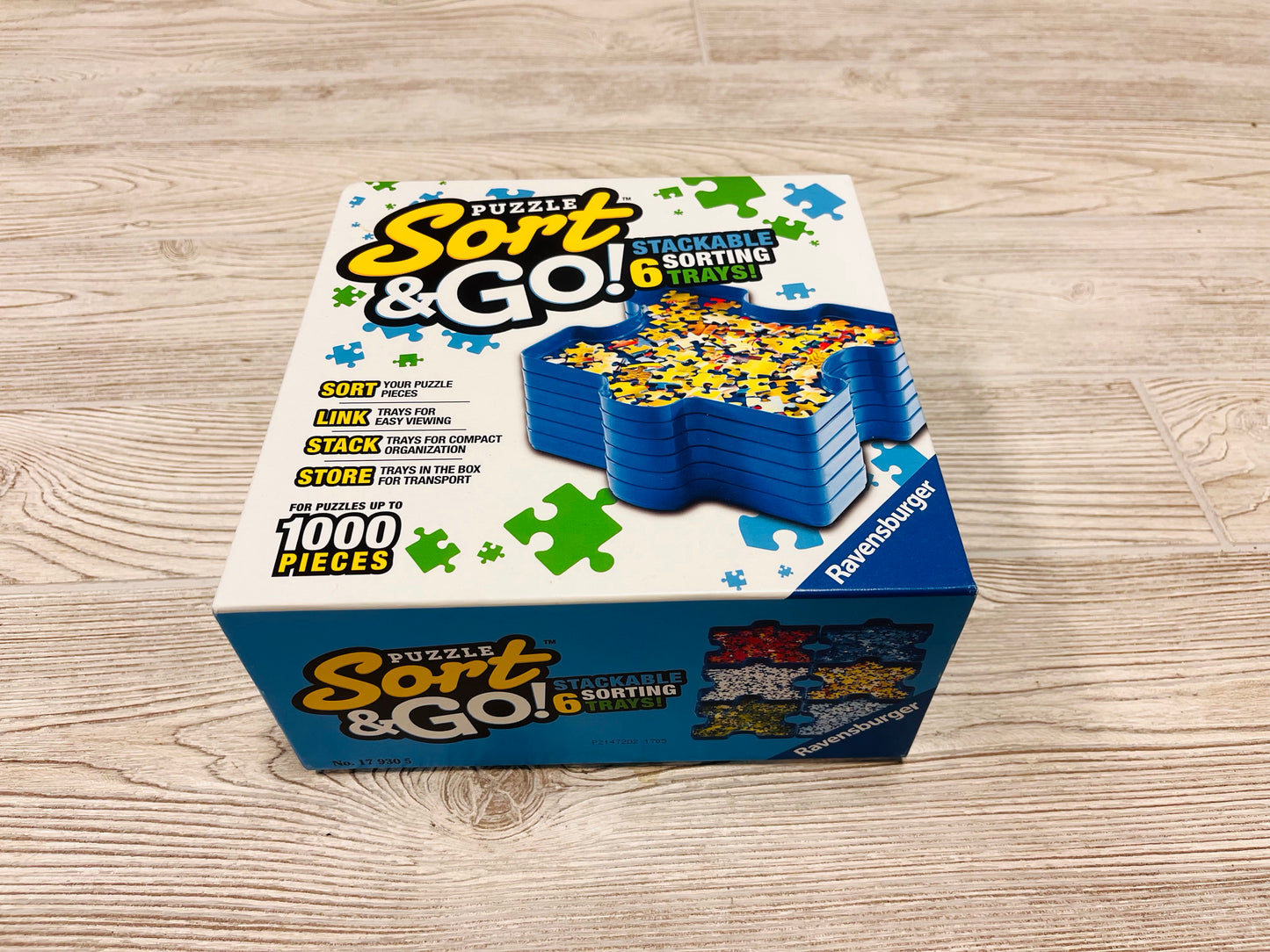 Ravensburger Puzzle Sort & Go 6 Stackable Sorting Trays