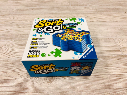 Ravensburger Puzzle Sort & Go 6 Stackable Sorting Trays
