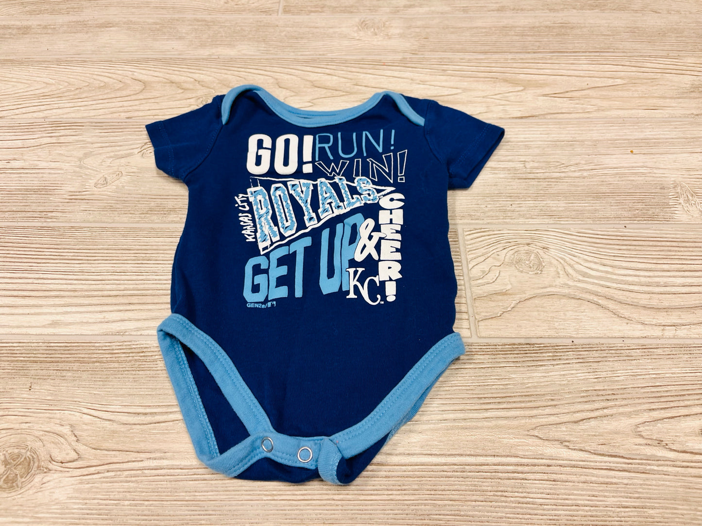 Genuine Merchandise KC Royals Short Sleeve Onesie