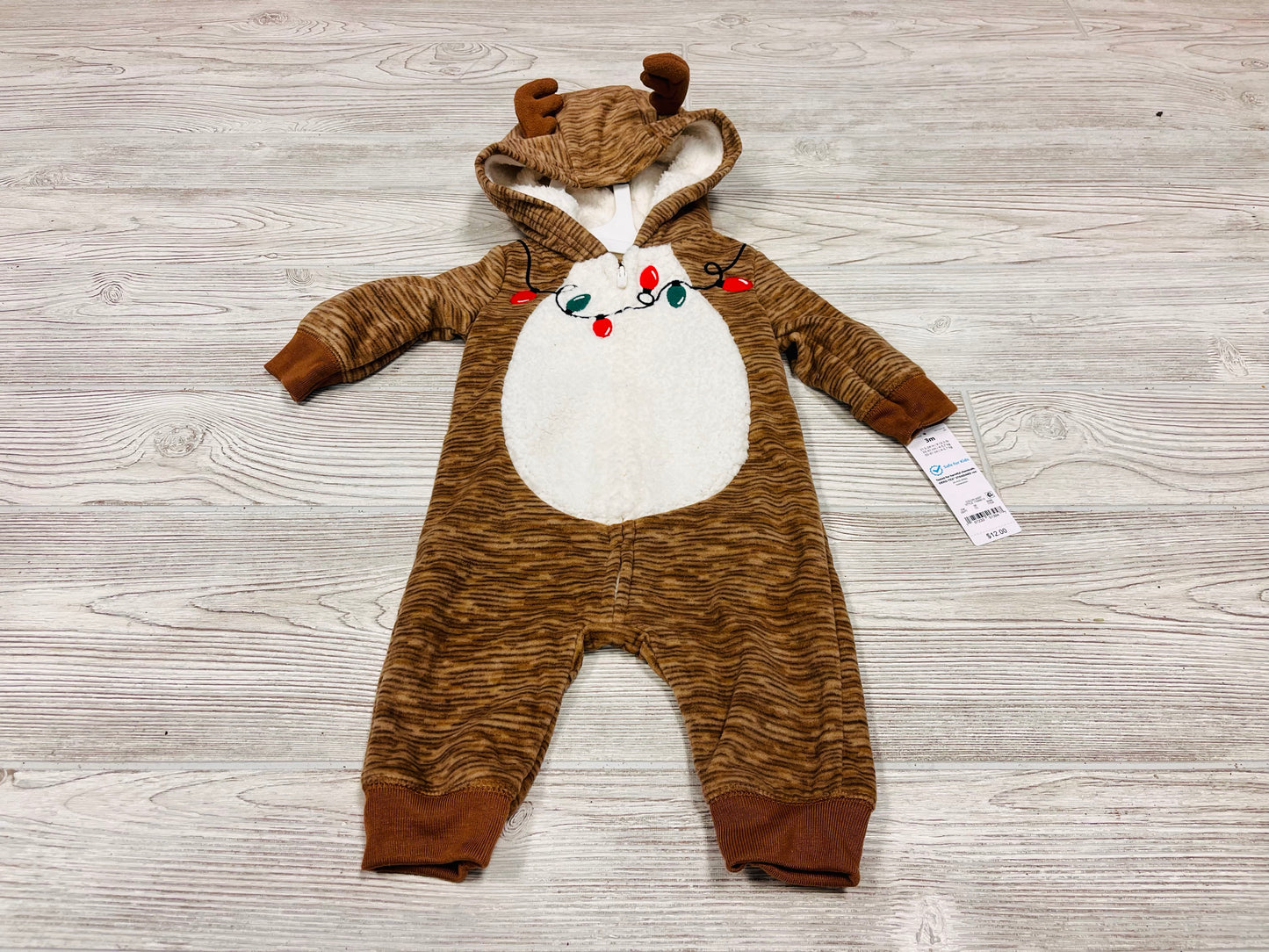 Carter’s Reindeer Zip Up Outfit