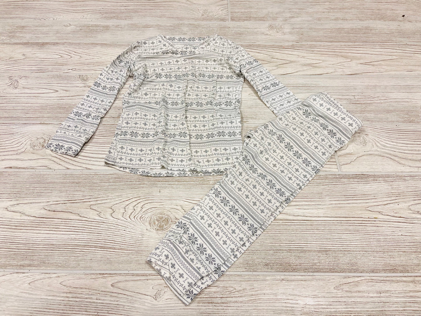 Plain Jane Snowflake Print Pajama