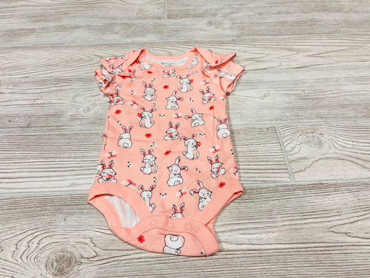 Member’s Mark Bunny Print Short Sleeve Onesie