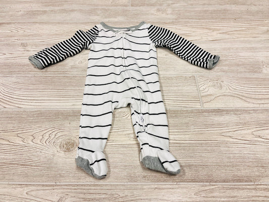 Cloud Island Striped Zip Up Pajama