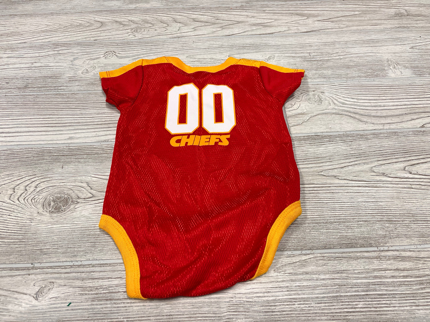 NFL Team Apparel Kansas City Chiefs Jersey Short Sleeve Onesie