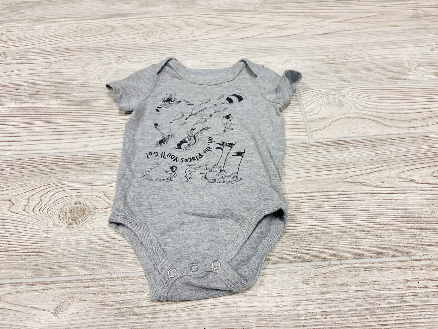 Dr.Seuss “Oh, the Places You’ll Go” Short Sleeve Onesie