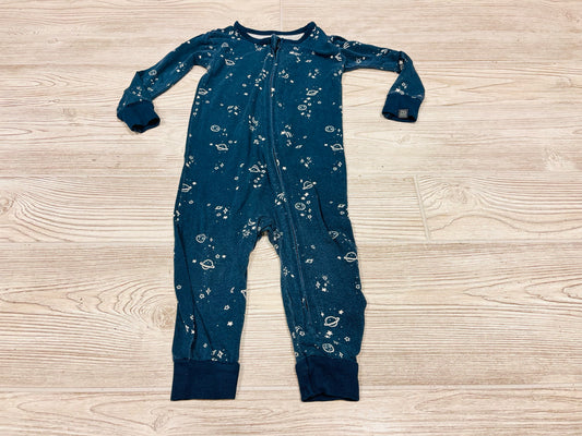 Modern Moments Space Print Zip Up Pajama