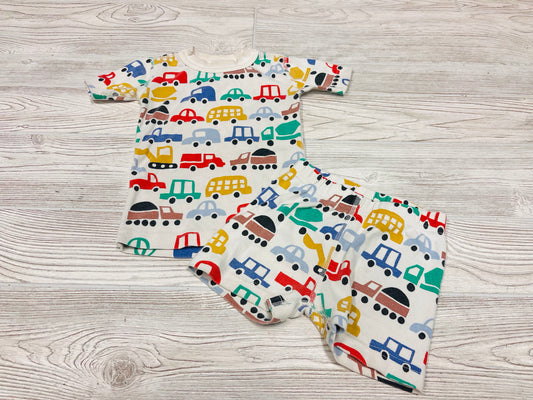 HannaAndersson Car Print Summer Pajama