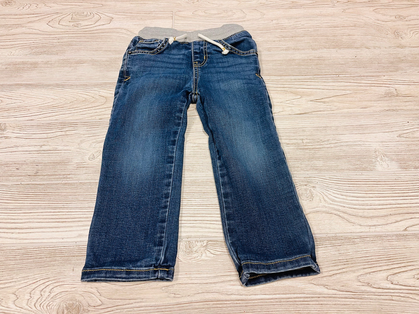 Cat & Jack Straight Drawstring Jeans