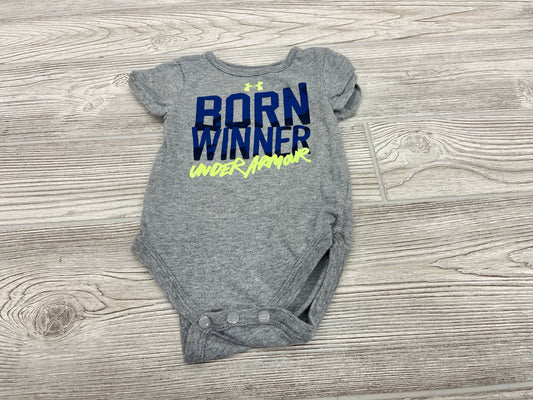 Under Armour “Born Winner” Short Sleeve Onesie
