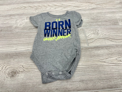 Under Armour “Born Winner” Short Sleeve Onesie