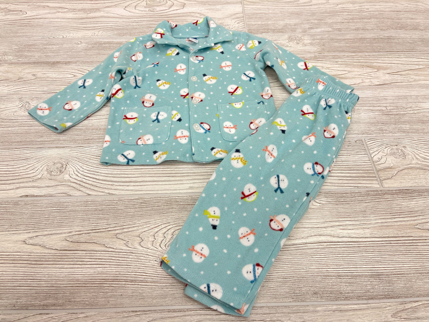 Old Navy Snowman Print Pajamas
