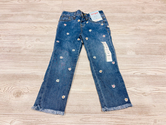 Cat & Jack Skinny Super Stretch Flower Jeans
