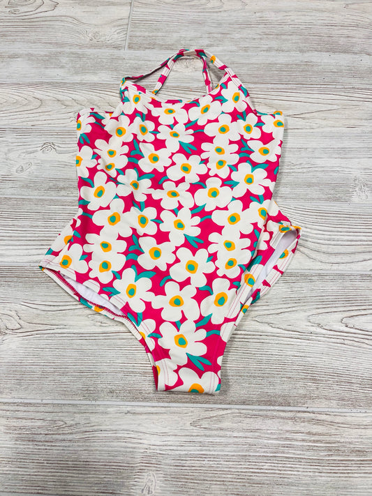 HannaAndersson Flower Print Swimsuit