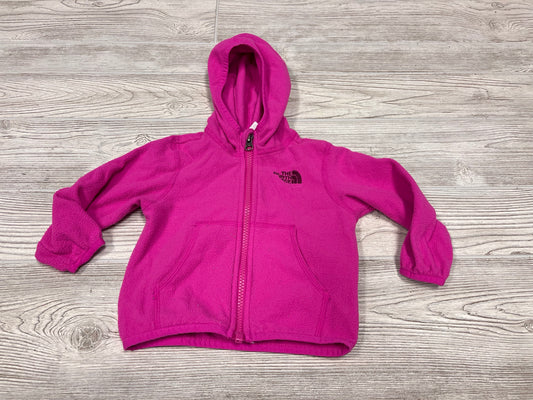 The North Face Girls Hooded Zip Up Fleece Jacket