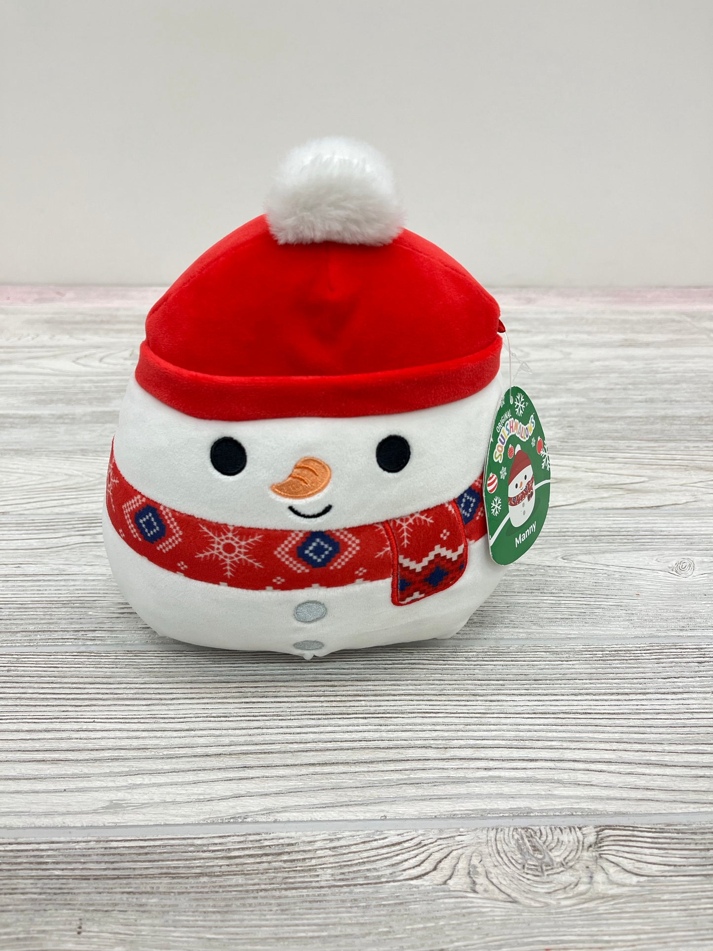 Original Squishmallows Manny the Snowman