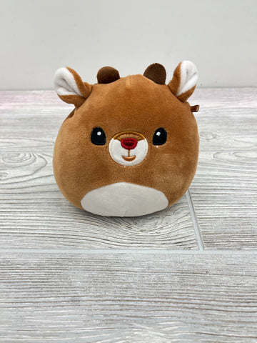 Official Squishmallows Rudolph the Red-Nosed Reindeer Squish