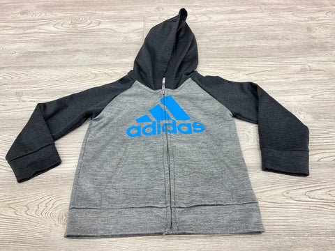 Adidas Hooded Zip Up Sweatshirt