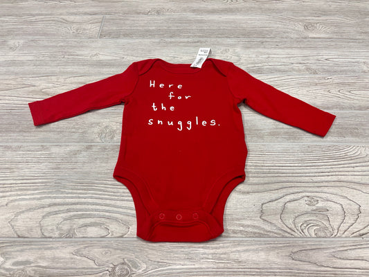 Old Navy “Here for the snuggles” Long Sleeve Onesie
