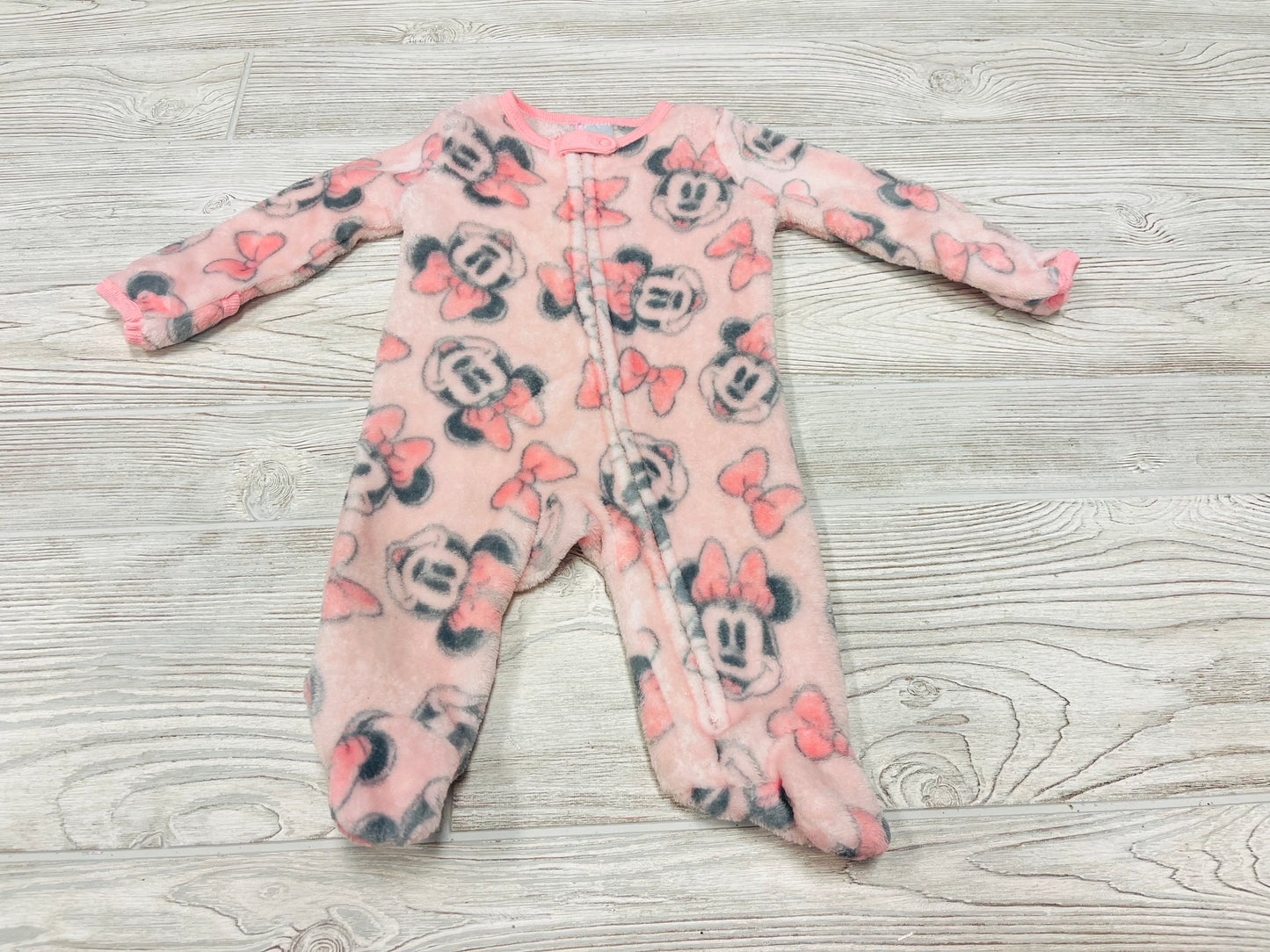 Disney Baby Minnie Mouse Zip Up Outfit