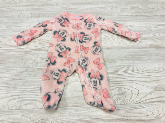 Disney Baby Minnie Mouse Zip Up Outfit