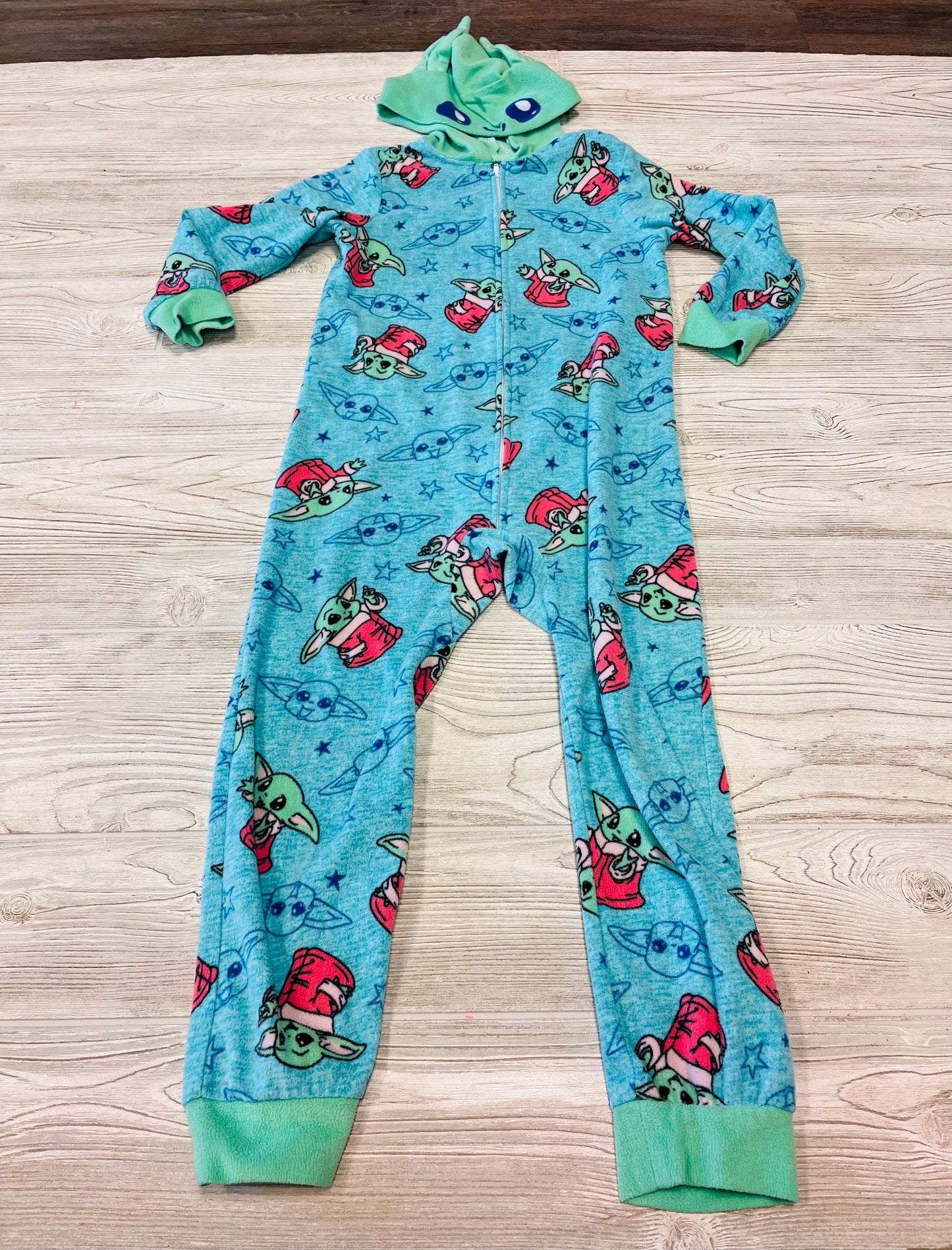 Star Wars Yoda Zip Up Pajama