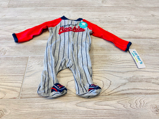 Carter’s “Daddy’s Rookie” Zip Up Pajama